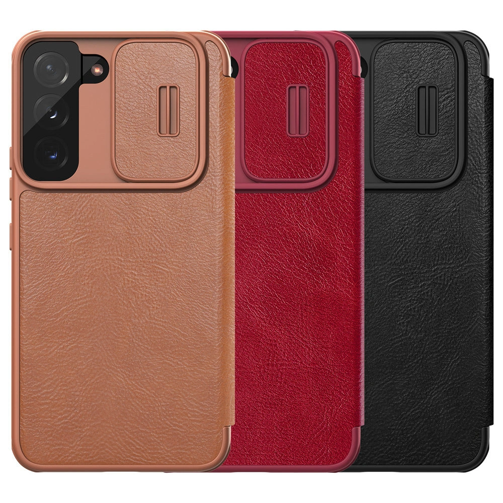 Hurtownia GSM - Case Nillkin Qin Leder Pro Samsung Galaxy S22+ Plus schwarz - NLK524 - {ean13} - Hurt