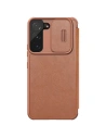 Hurtownia GSM - Etui Nillkin Qin Leather Pro Samsung Galaxy S22+ Plus hnědý - NLK525 - {ean13} - Hurt