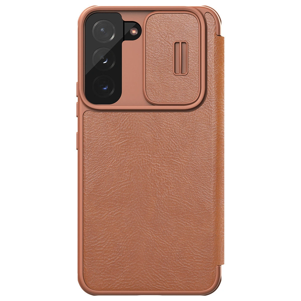 Hurtownia GSM - Case Nillkin Qin Leather Pro Samsung Galaxy S22+ Plus braun - NLK525 - {ean13} - Hurt