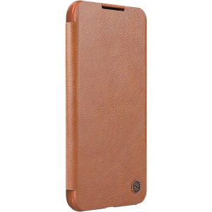 Hurtownia GSM - Etui Nillkin Qin Leather Pro Samsung Galaxy S22+ Plus maro - NLK525 - {ean13} - Hurt