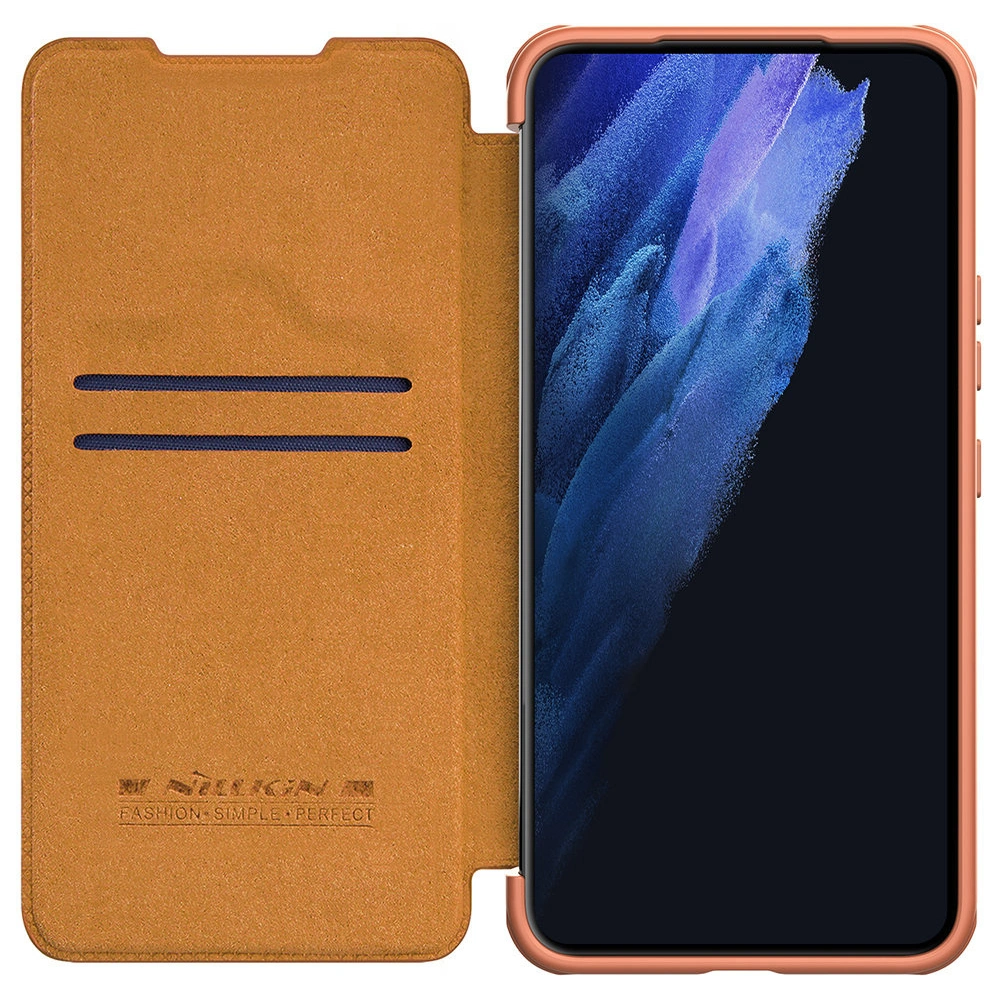 Hurtownia GSM - Case Nillkin Qin Leather Pro Samsung Galaxy S22+ Plus braun - NLK525 - {ean13} - Hurt