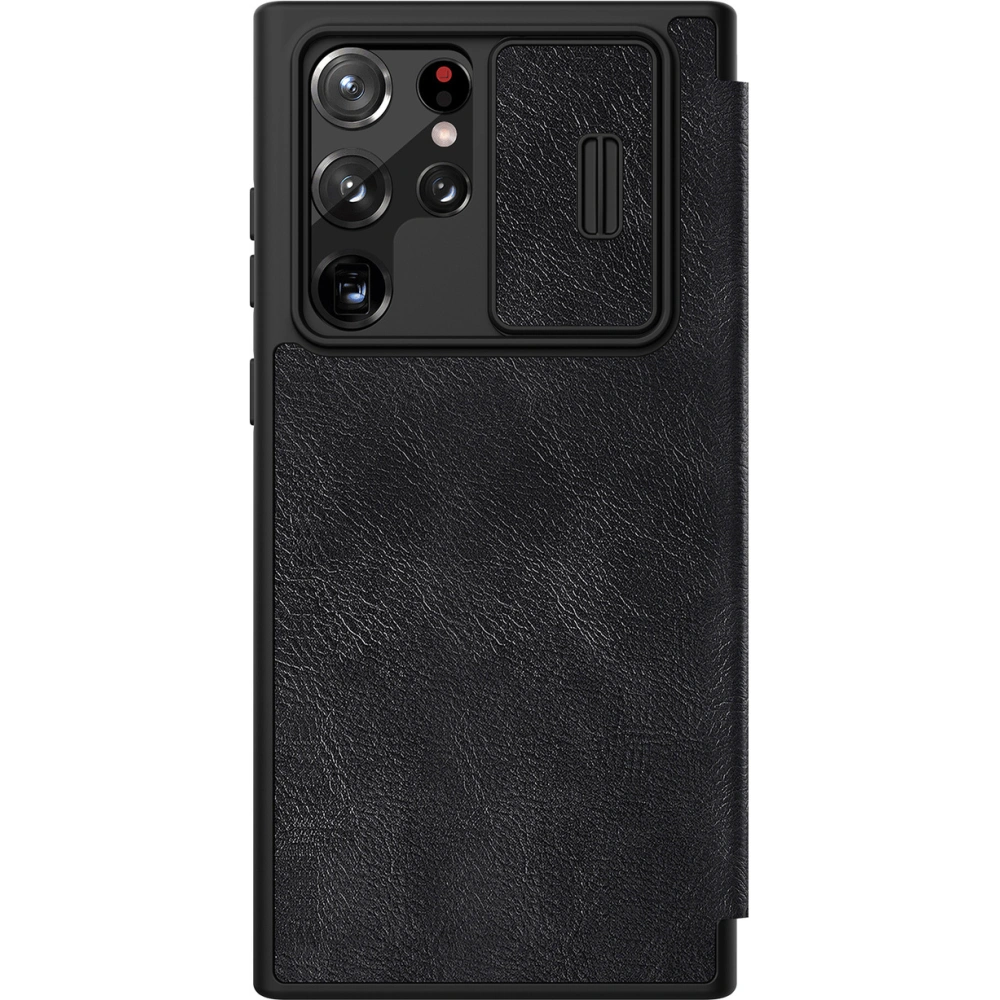 Hurtownia GSM - Etui Nillkin Qin Leather Pro Samsung Galaxy S22 Ultra černé - NLK526 - {ean13} - Hurt