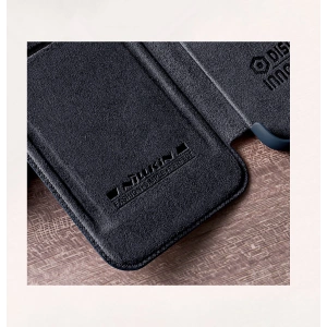 Hurtownia GSM - Etui Nillkin Qin Leather Pro Samsung Galaxy S22 Ultra černé - NLK526 - {ean13} - Hurt