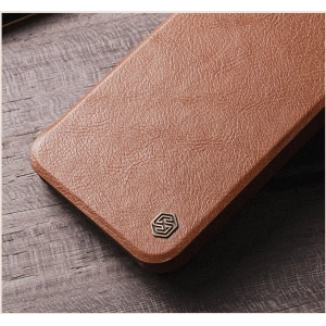 Hurtownia GSM - Etui Nillkin Qin Leather Pro Samsung Galaxy S22 Ultra černé - NLK526 - {ean13} - Hurt