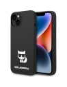 Etui Karl Lagerfeld KLHCP14MSLCTBK Apple iPhone 14 Plus / 15 Plus hardcase czarny/black Silicone Choupette Body
