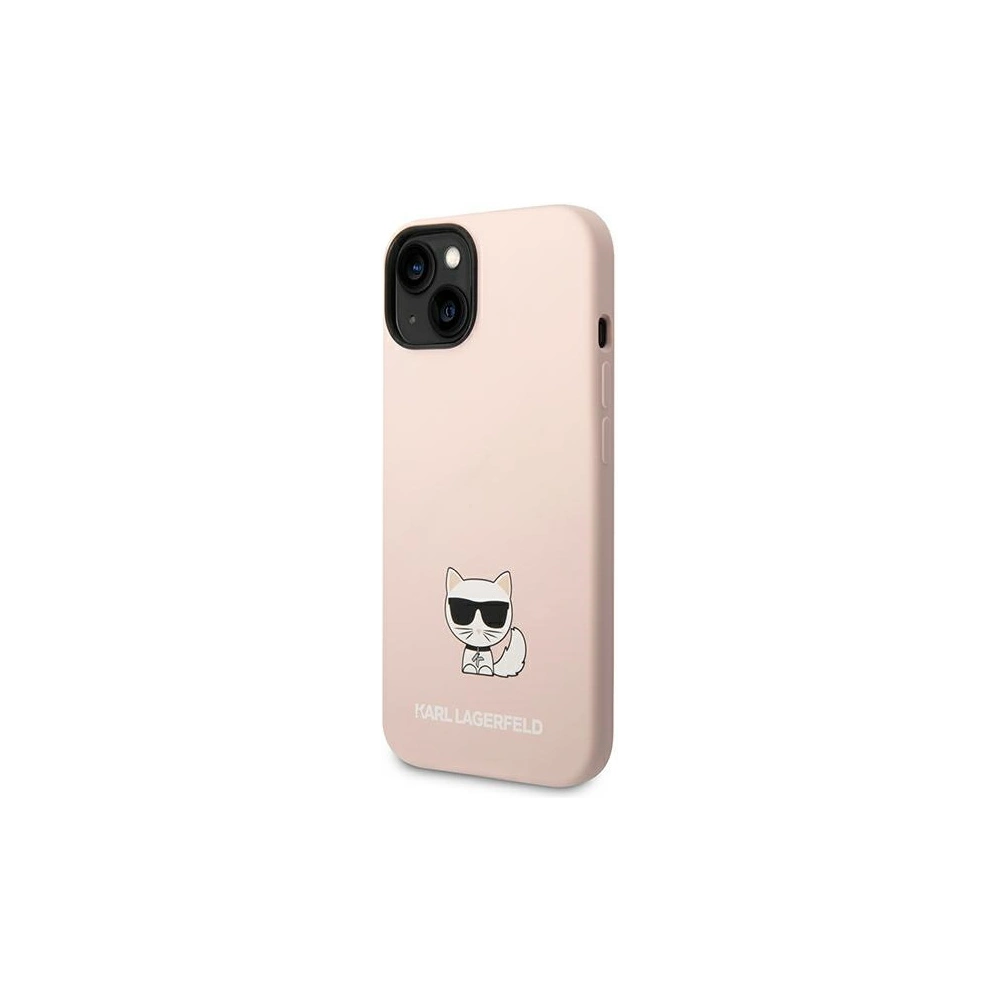 Hurtownia GSM - Case Karl Lagerfeld KLHCP14MSLCTPI Apple iPhone 14 Plus / 15 Plus Hardcase hellrosa/light pink Silikon Choupette Body - KLD1134 - {ean13} - Hurt