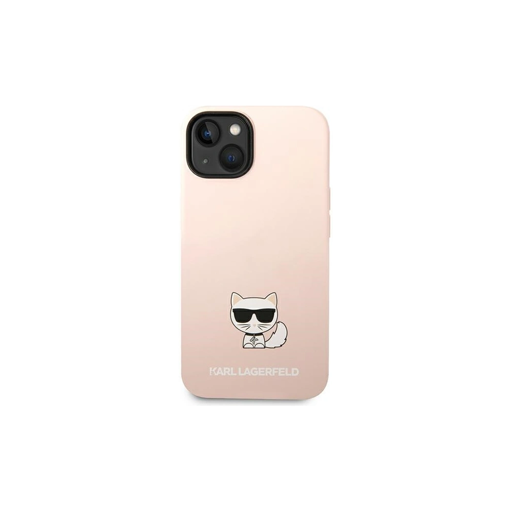 Hurtownia GSM - Etui Karl Lagerfeld KLHCP14MSLCTPI Apple iPhone 14 Plus / 15 Plus hardcase jasnoróżowy/light pink Silicone Choupette Body - KLD1134 - {ean13} - Hurt