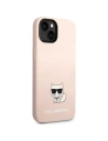 Hurtownia GSM - Case Karl Lagerfeld KLHCP14MSLCTPI Apple iPhone 14 Plus / 15 Plus Hardcase hellrosa/light pink Silikon Choupette Body - KLD1134 - {ean13} - Hurt