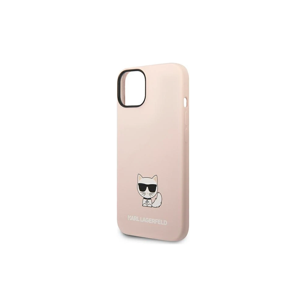 Hurtownia GSM - Case Karl Lagerfeld KLHCP14MSLCTPI Apple iPhone 14 Plus / 15 Plus Hardcase hellrosa/light pink Silikon Choupette Body - KLD1134 - {ean13} - Hurt