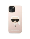 Hurtownia GSM - Case Karl Lagerfeld KLHCP14MSLKHLP für Apple iPhone 14 Plus / 15 Plus Hardcase rosa/pink Silicone Karl`s Head - KLD1135 - {ean13} - Hurt