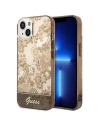 Guess GUHCP14SHGPLHC Apple iPhone 14 ochre hardcase Porcelain Collection