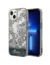 Guess GUHCP14SHGPLHG Apple iPhone 14 grey hardcase Porcelain Collection