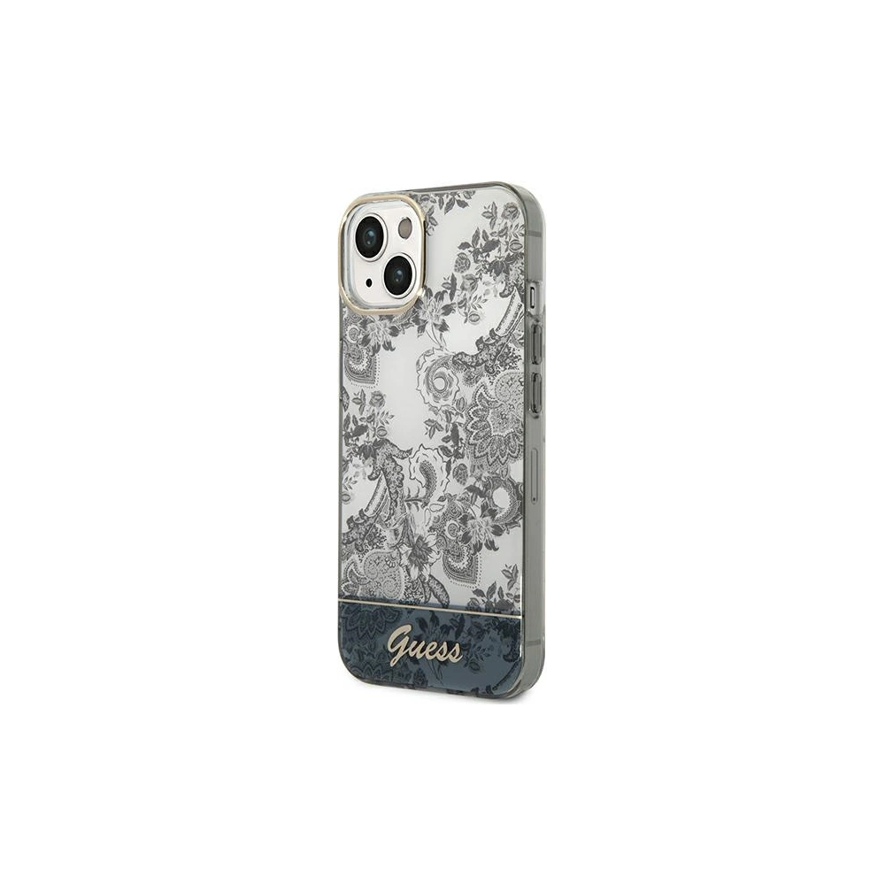 Hurtownia GSM - Case Guess GUHCP14SHGPLHG Apple iPhone 14 grau/grey Hardcase Porcelain Collection - GUE2120 - {ean13} - Hurt