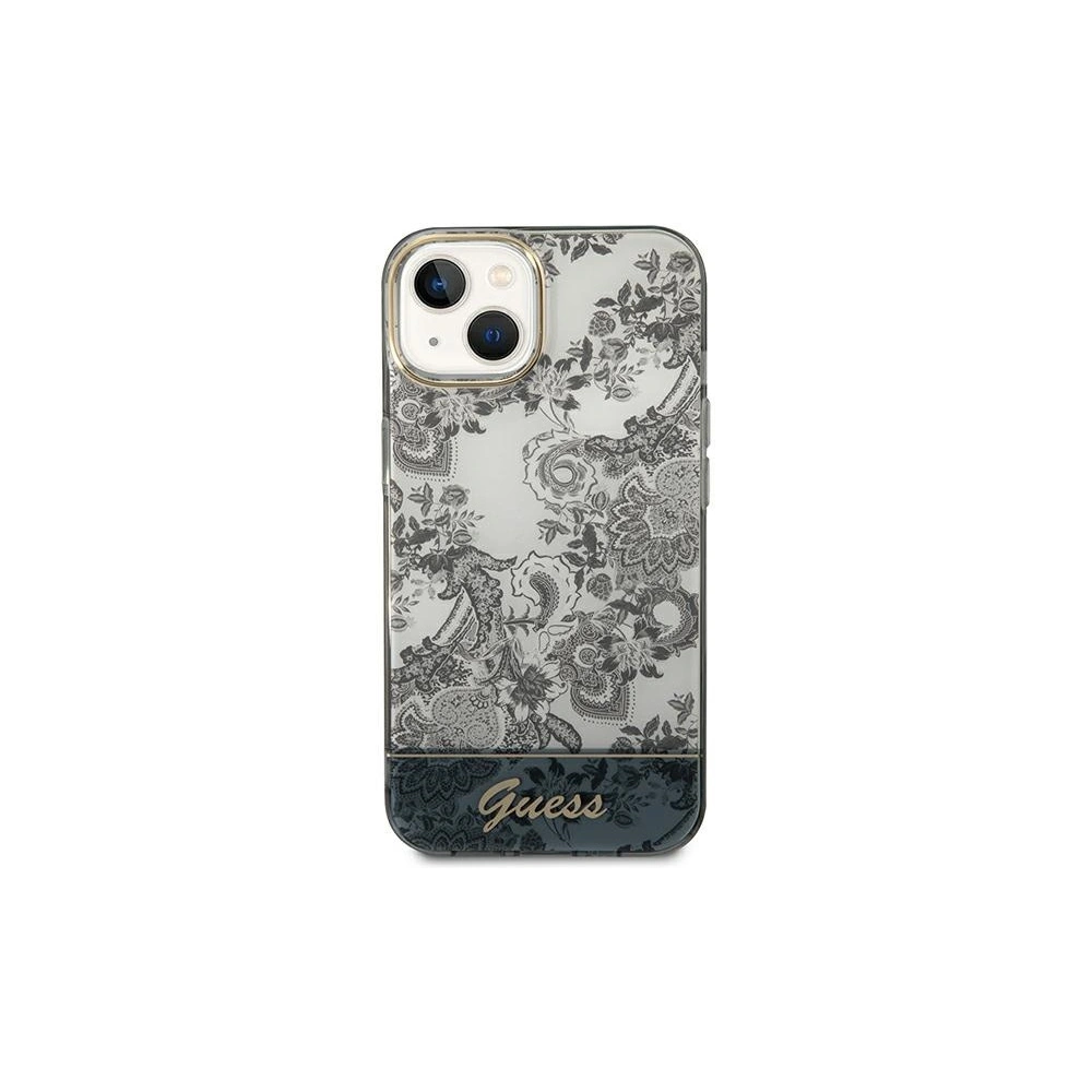 Hurtownia GSM - Etui Guess GUHCP14SHGPLHG Apple iPhone 14 szary/grey hardcase Porcelain Collection - GUE2120 - {ean13} - Hurt