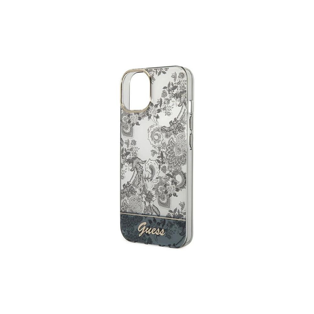 Wholesale Guess GUHCP14SHGPLHG Apple iPhone 14 grey hardcase Porcelain Collection - GUE2120 - {ean13} - Hurt