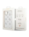 Wholesale Guess GUHCP14SHTPPTH Apple iPhone 14 transparent hard case Peony Glitter - GUE2121 - {ean13} - Hurt