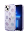 Etui Guess GUHCP14SHTPPTL Apple iPhone 14 liliowy/lilac carcasă tare Peony Glitter