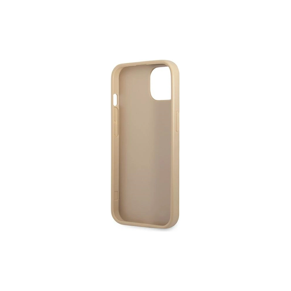 Hurtownia GSM - Etui Guess GUHCP14SPSATLE Apple iPhone 14 bej hardcase SaffianoTriangle Logo - GUE2123 - {ean13} - Hurt