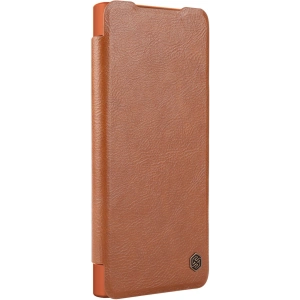 Hurtownia GSM - Etui Nillkin Qin Leather Pro Samsung Galaxy S22 Ultra hnědá - NLK527 - {ean13} - Hurt