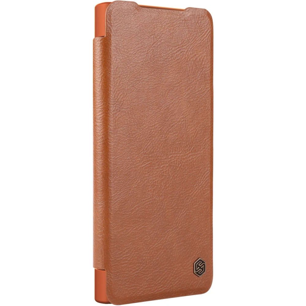 Hurtownia GSM - Etui Nillkin Qin Leather Pro Samsung Galaxy S22 Ultra hnědá - NLK527 - {ean13} - Hurt