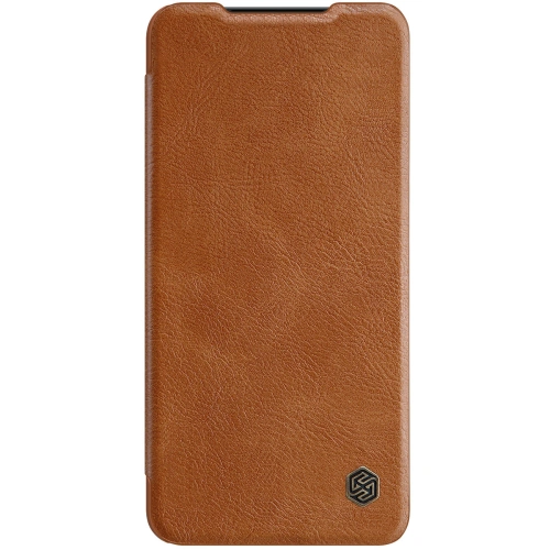 Etui Nillkin Qin Leather Pro Samsung Galaxy S22 Ultra brązowy