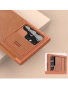 Wholesale Nillkin Qin Leather Pro Samsung Galaxy S22 Ultra brown - NLK527 - {ean13} - Hurt
