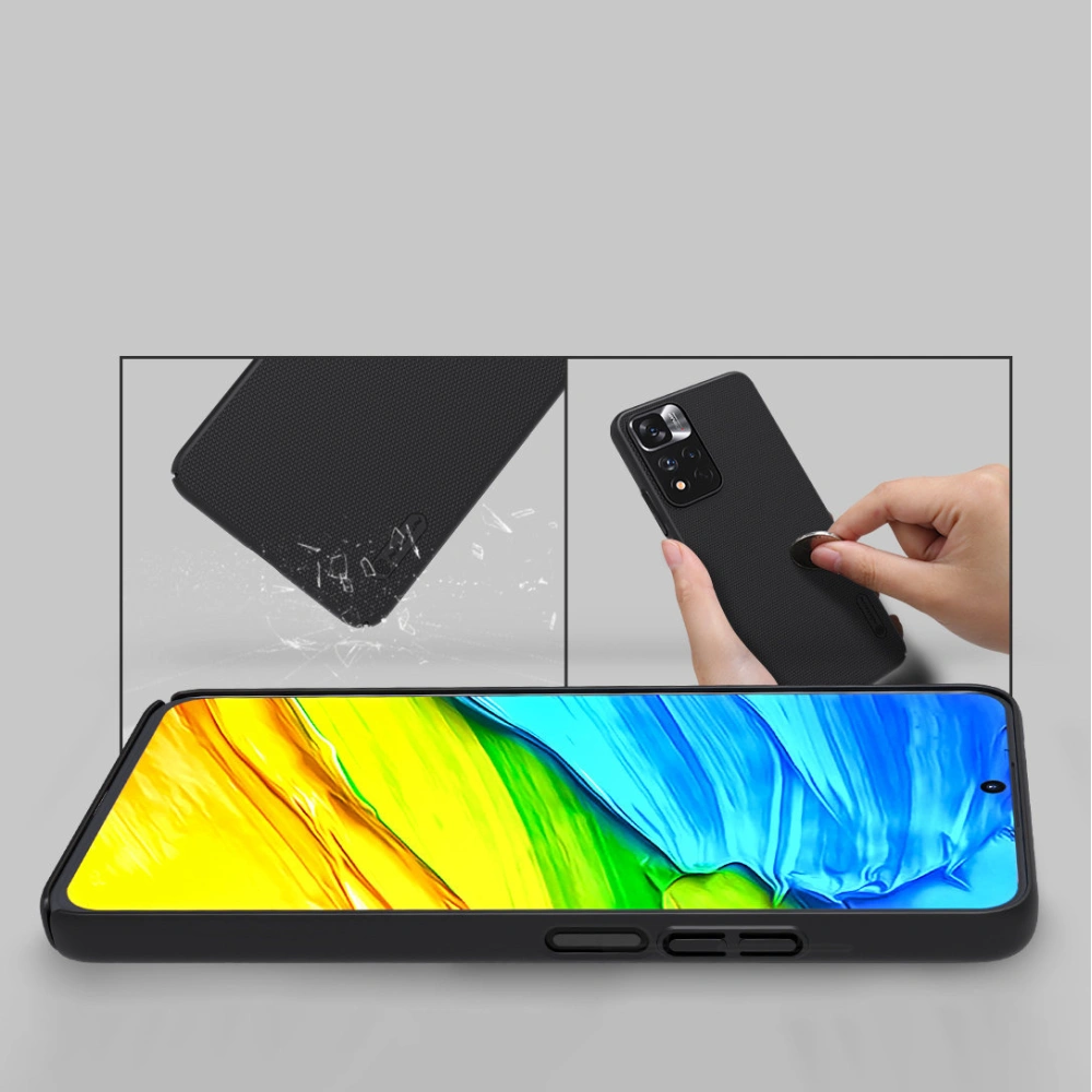 Hurtownia GSM - Etui Nillkin Super Frosted Shield Pro Xiaomi Redmi Note 11 Pro/Plus negru - NLK528 - {ean13} - Hurt