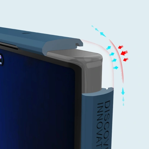 Etui Nillkin Super Frosted Shield Pro Samsung Galaxy S22 Ultra niebieski