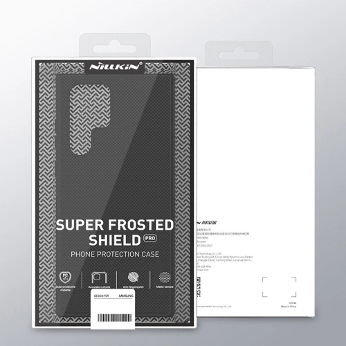 Etui Nillkin Super Frosted Shield Pro Samsung Galaxy S22 Ultra czerwony