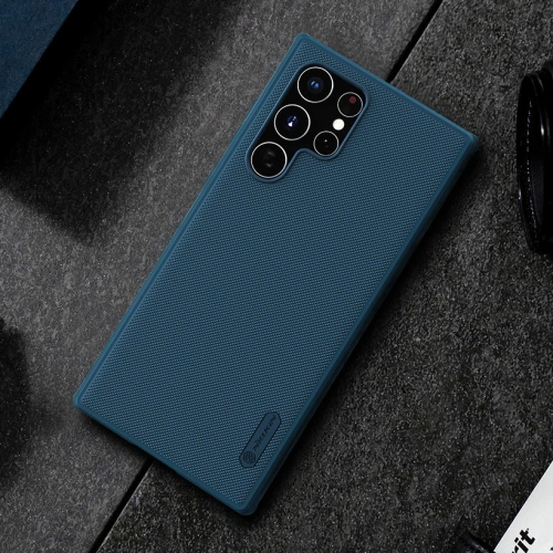 Etui Nillkin Super Frosted Shield Pro Samsung Galaxy S22 Ultra czerwony