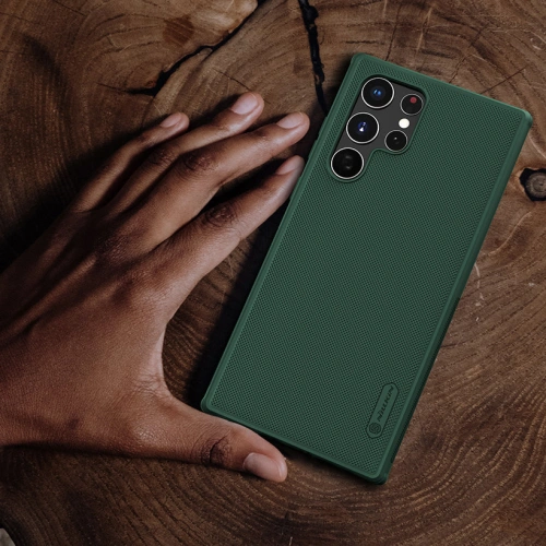 Etui Nillkin Super Frosted Shield Pro Samsung Galaxy S22 Ultra czerwony