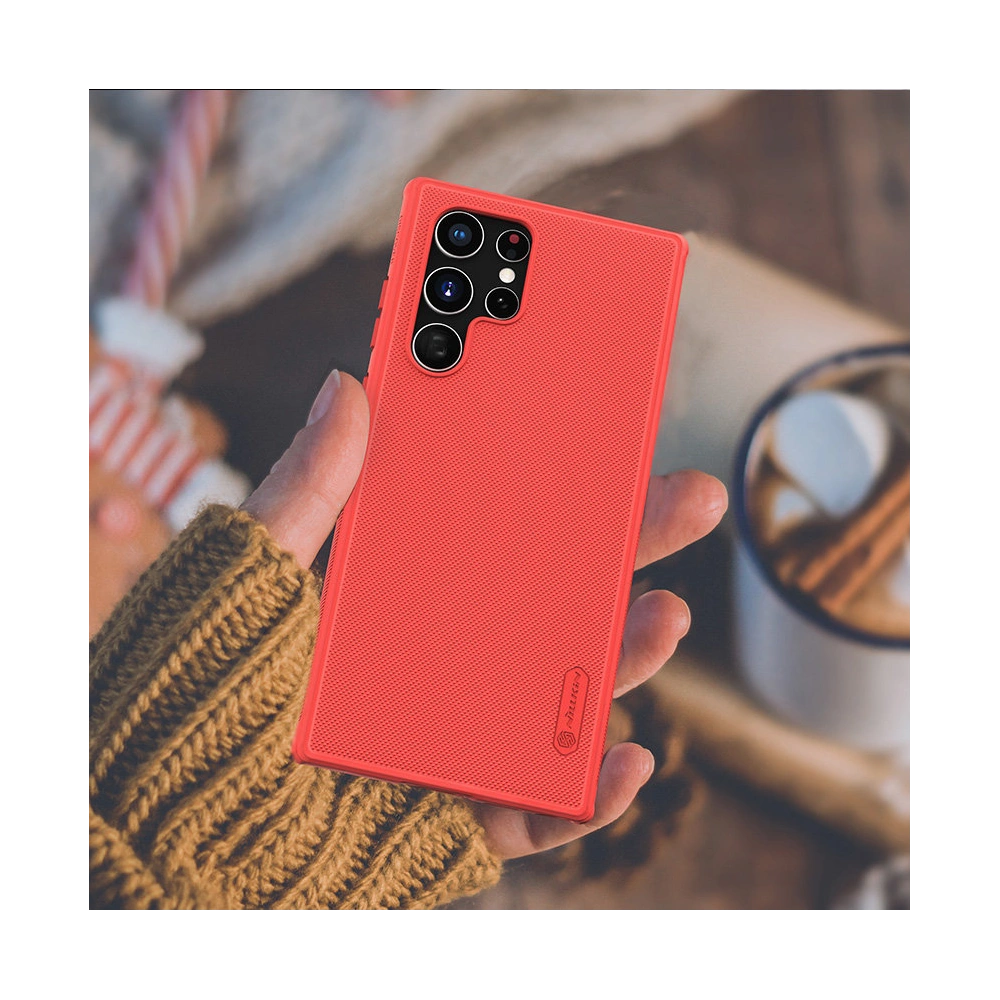 Hurtownia GSM - Case Nillkin Super Frosted Shield Pro Samsung Galaxy S22 Ultra rot - NLK534 - {ean13} - Hurt