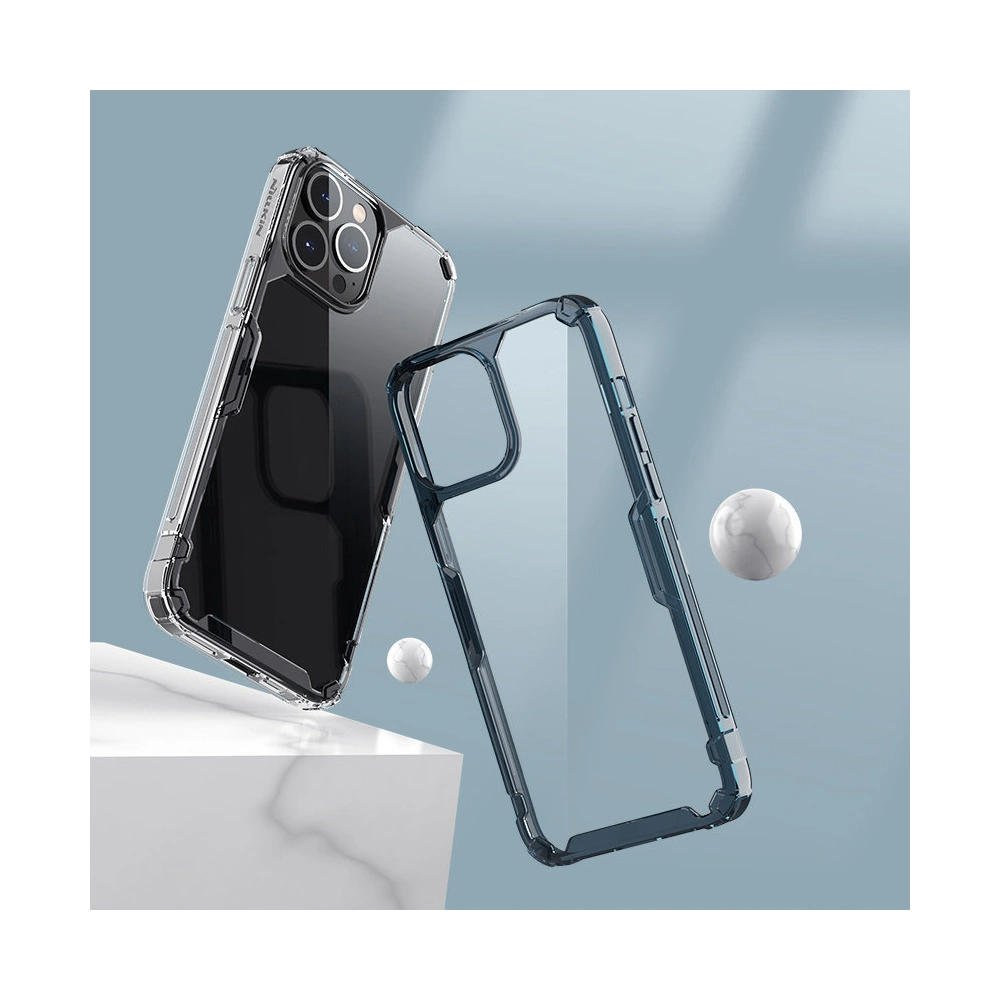 Hurtownia GSM - Etui Nillkin Nature Pro Apple iPhone 13 Pro Max albastru - NLK535 - {ean13} - Hurt