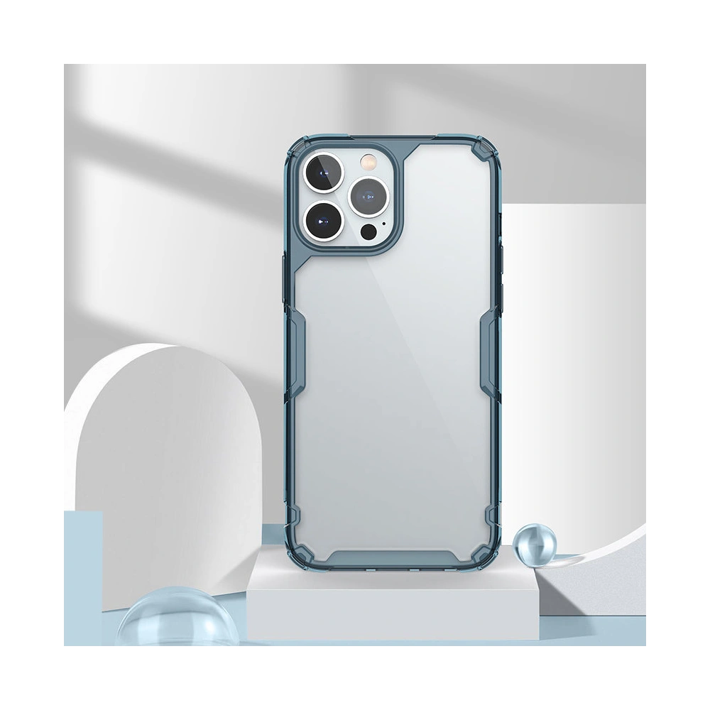 Hurtownia GSM - Etui Nillkin Nature Pro Apple iPhone 13 Pro Max albastru - NLK535 - {ean13} - Hurt