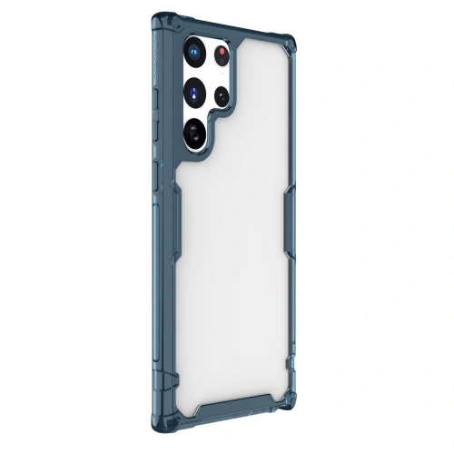 Etui Nillkin Nature Pro Samsung Galaxy S22 Ultra niebieski
