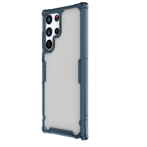 Etui Nillkin Nature Pro Samsung Galaxy S22 Ultra niebieski