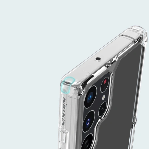 Etui Nillkin Nature Pro Samsung Galaxy S22 Ultra niebieski