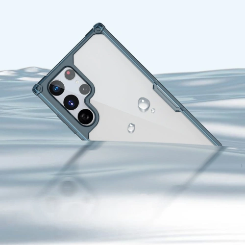 Etui Nillkin Nature Pro Samsung Galaxy S22 Ultra niebieski