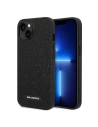 Case Karl Lagerfeld KLHCP14SG2ELK Apple iPhone 14 Hardcase schwarz/black Glitter-Plakette Logo