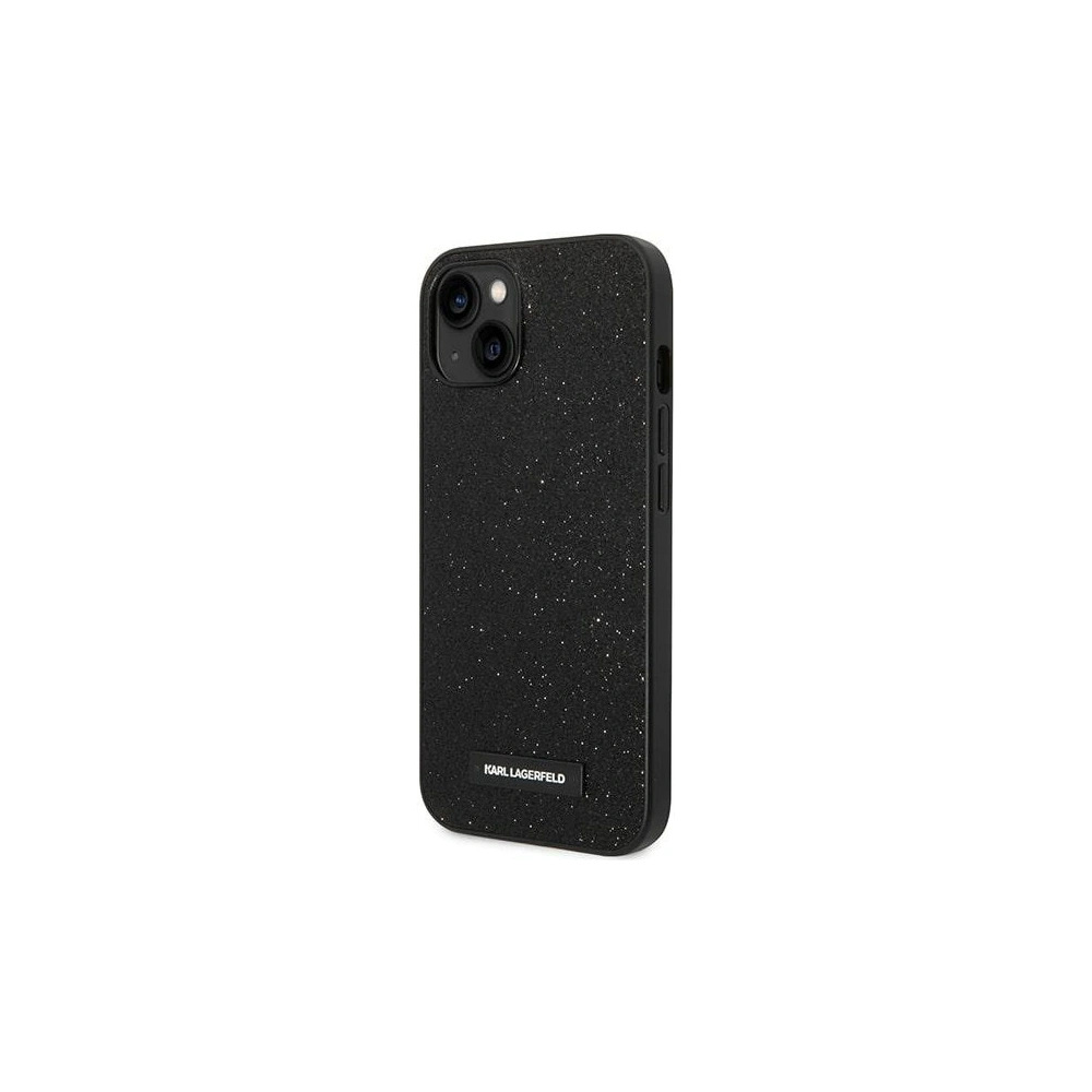 Hurtownia GSM - Etui Karl Lagerfeld KLHCP14SG2ELK Apple iPhone 14 hardcase černý/black Glitter Plaque Logo - KLD1136 - {ean13} - Hurt