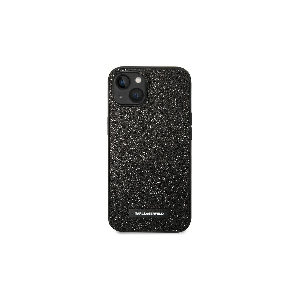 Hurtownia GSM - Etui Karl Lagerfeld KLHCP14SG2ELK Apple iPhone 14 hardcase černý/black Glitter Plaque Logo - KLD1136 - {ean13} - Hurt
