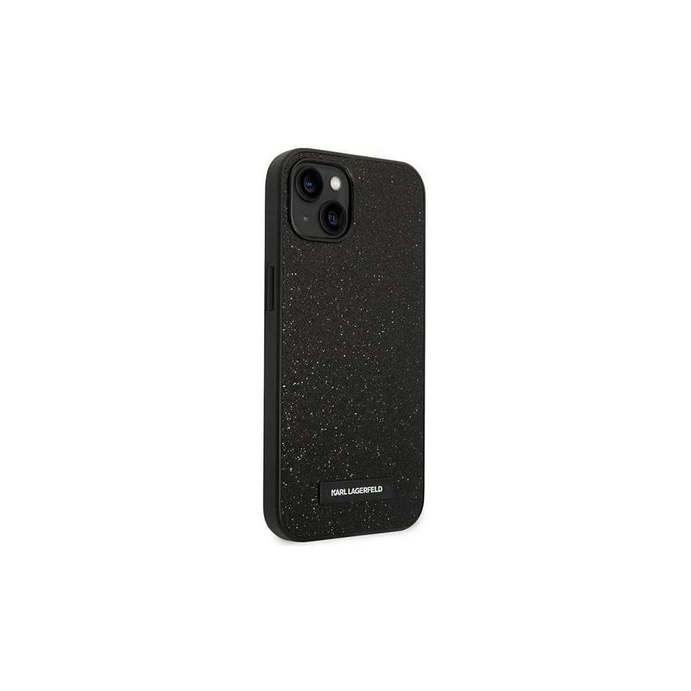 Hurtownia GSM - Etui Karl Lagerfeld KLHCP14SG2ELK Apple iPhone 14 hardcase negru/black Glitter Plaque Logo - KLD1136 - {ean13} - Hurt
