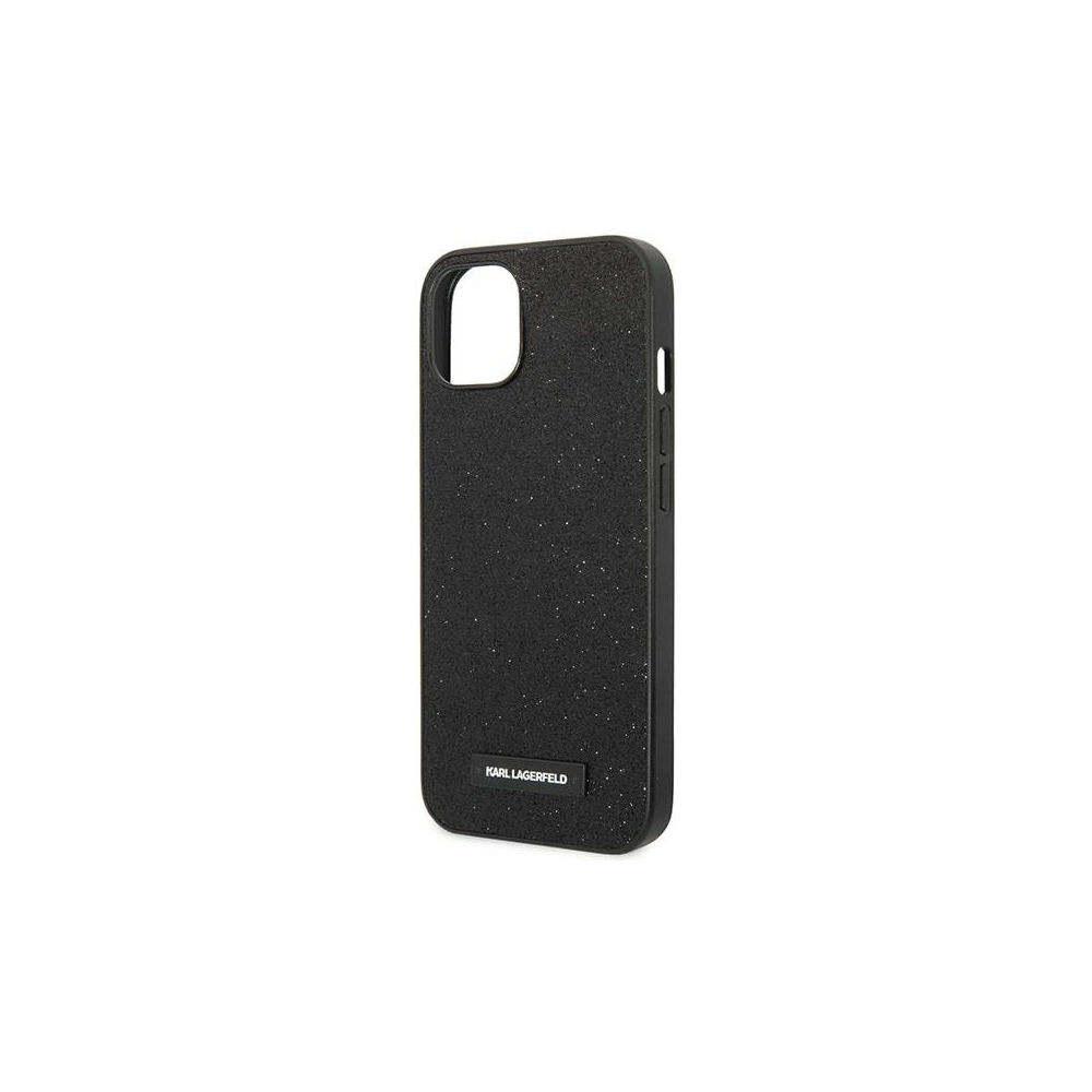Hurtownia GSM - Etui Karl Lagerfeld KLHCP14SG2ELK Apple iPhone 14 hardcase černý/black Glitter Plaque Logo - KLD1136 - {ean13} - Hurt