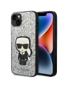Hurtownia GSM - Etui Karl Lagerfeld KLHCP14SGFKPG Apple iPhone 14 hardcase srebrny/silver Glitter Flakes Ikonik - KLD1138 - {ean13} - Hurt