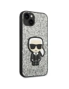 Hurtownia GSM - Etui Karl Lagerfeld KLHCP14SGFKPG Apple iPhone 14 hardcase srebrny/silver Glitter Flakes Ikonik - KLD1138 - {ean13} - Hurt