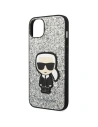 Hurtownia GSM - Etui Karl Lagerfeld KLHCP14SGFKPG Apple iPhone 14 hardcase srebrny/silver Glitter Flakes Ikonik - KLD1138 - {ean13} - Hurt