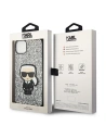 Hurtownia GSM - Etui Karl Lagerfeld KLHCP14SGFKPG Apple iPhone 14 hardcase srebrny/silver Glitter Flakes Ikonik - KLD1138 - {ean13} - Hurt
