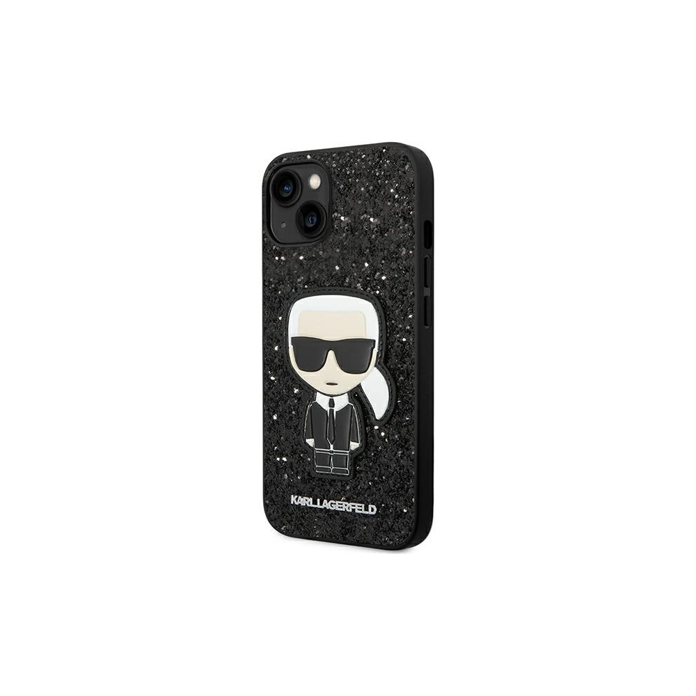 Hurtownia GSM - Etui Karl Lagerfeld KLHCP14SGFKPK Apple iPhone 14 hardcase negru/black Glitter Flakes Ikonik - KLD1139 - {ean13} - Hurt