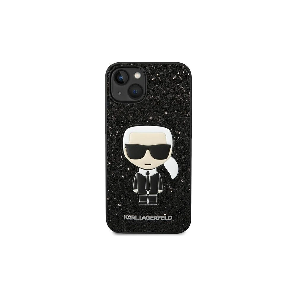Hurtownia GSM - Etui Karl Lagerfeld KLHCP14SGFKPK Apple iPhone 14 hardcase negru/black Glitter Flakes Ikonik - KLD1139 - {ean13} - Hurt