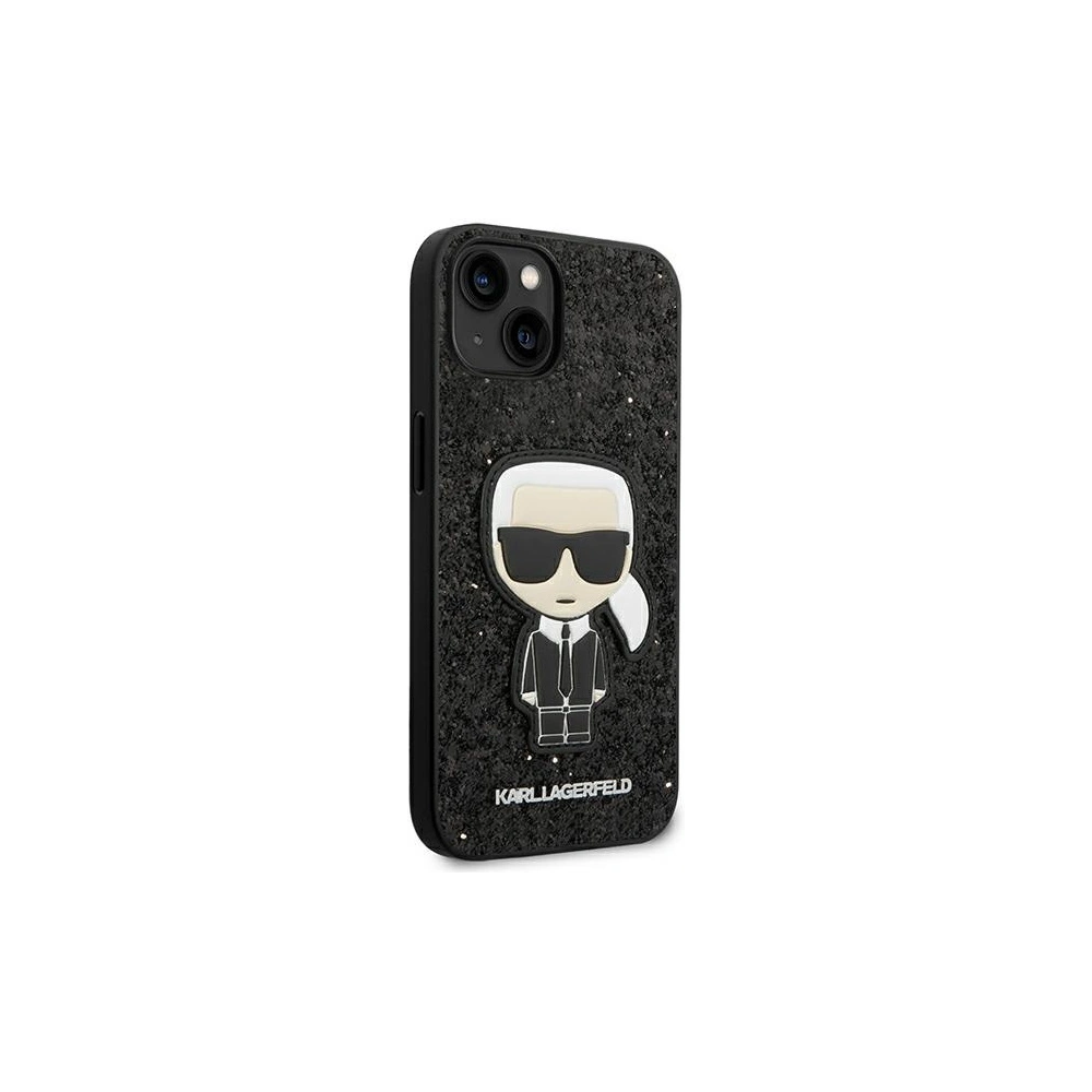 Hurtownia GSM - Etui Karl Lagerfeld KLHCP14SGFKPK Apple iPhone 14 hardcase negru/black Glitter Flakes Ikonik - KLD1139 - {ean13} - Hurt